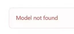 ChatGPT 网页端显示红色 Model not found 错误提示